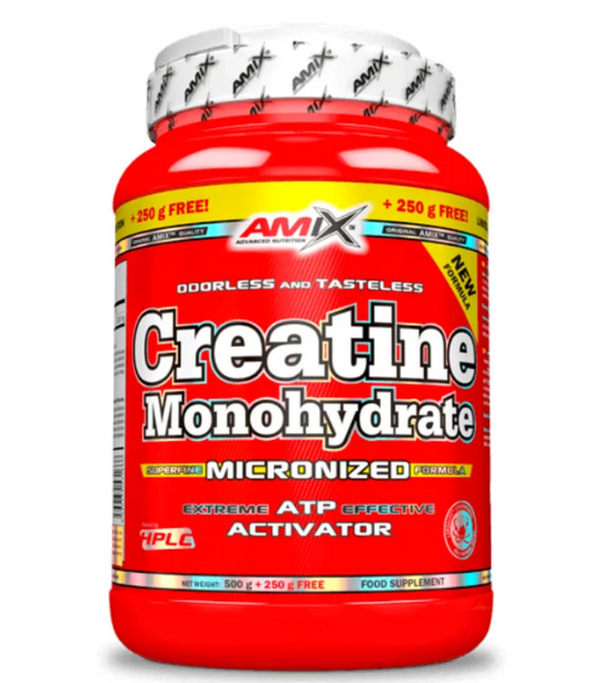 CREATINE MONOHYDRATE 500gr + 250 gr Gratis